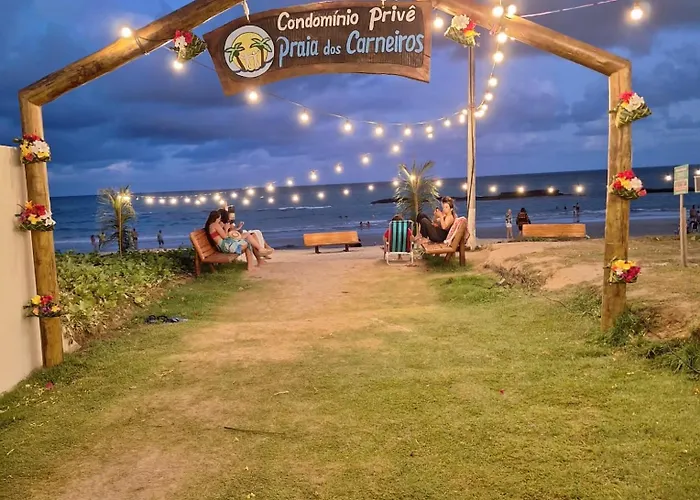 Casa Amarela Em Condominio Beira Mar - Prive Praia Dos Carneiros